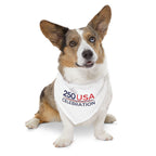 Pet Bandana — "250 USA Celebration" Patriotic Dog & Cat Bandana Collar