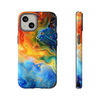 Abstract Colorful Swirl Phone Case | Tough Protective iPhone Cover - 250 USA Celebration