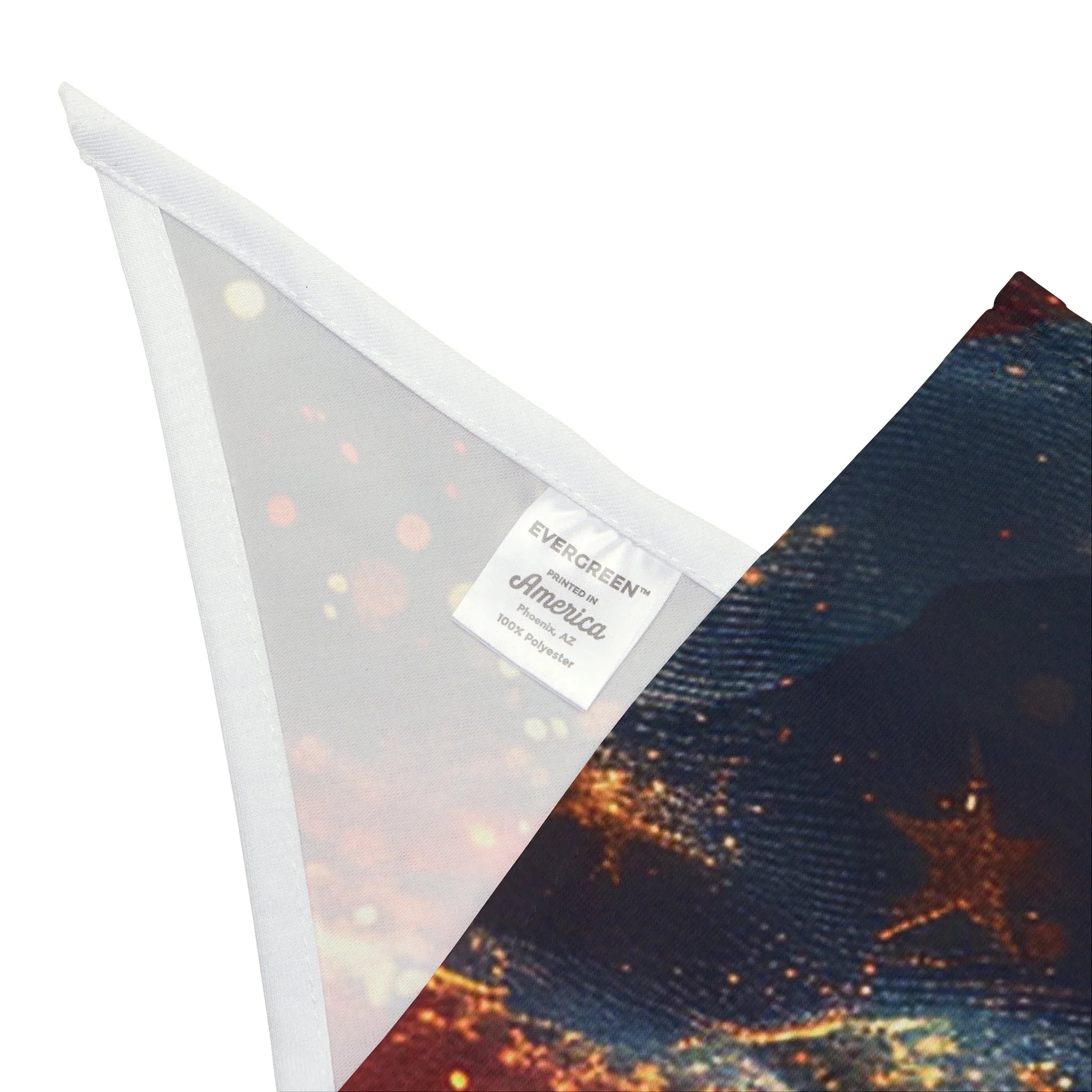 Starry Pet Bandana, Patriotic Dog Scarf, Amerika Flag Style, Festive Pet Accessories, Independence Day Wear, Dog Fashion - 250 USA Celebration