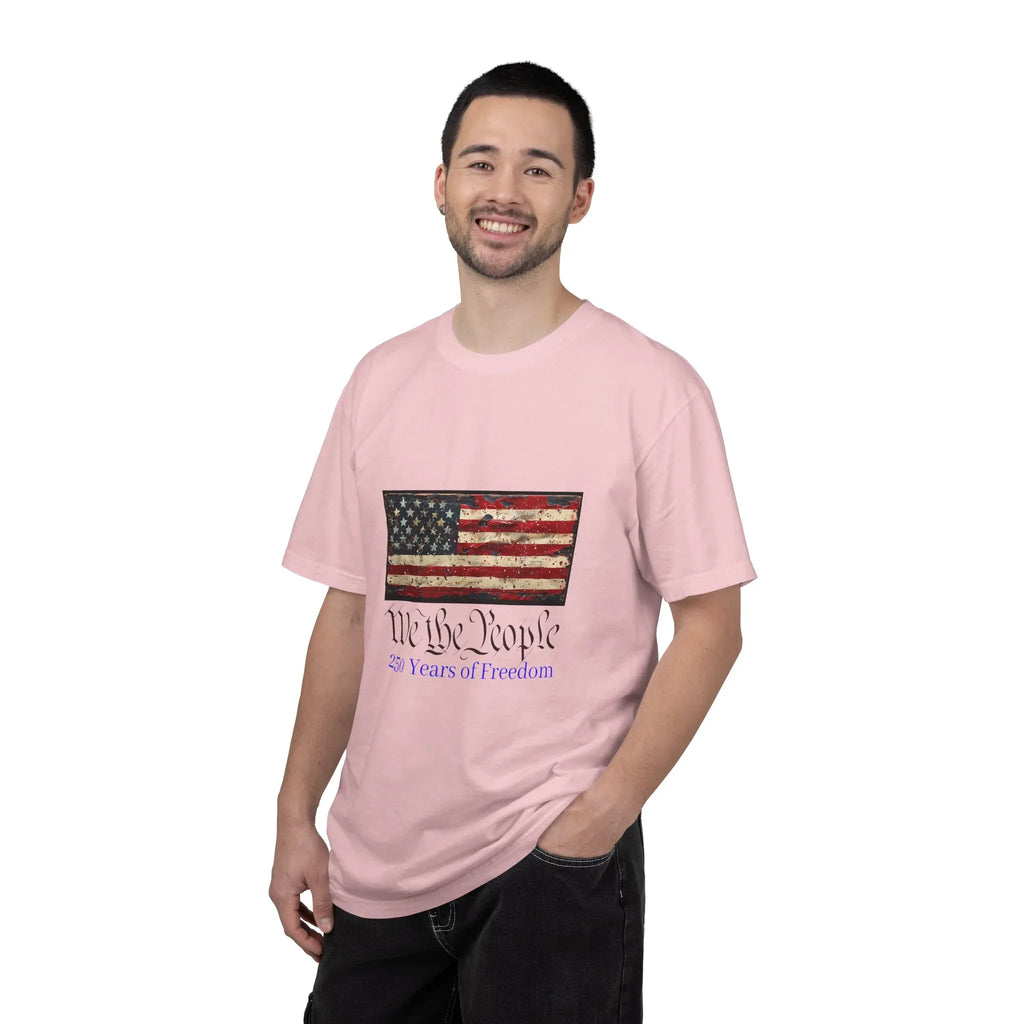 We the People American Flag T-Shirt | 250 Years of Freedom - 250 USA Celebration