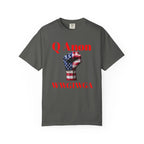 Q Anon Fist T-shirt | WWG1WGA Print - 250 USA Celebration