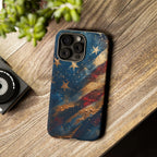 Distressed American Flag phone case | tough cases - 250 USA Celebration