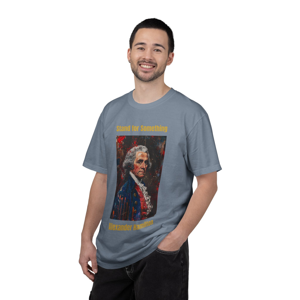 T-Shirt — 'Stand for Something' Alexander Hamilton Portrait Tee