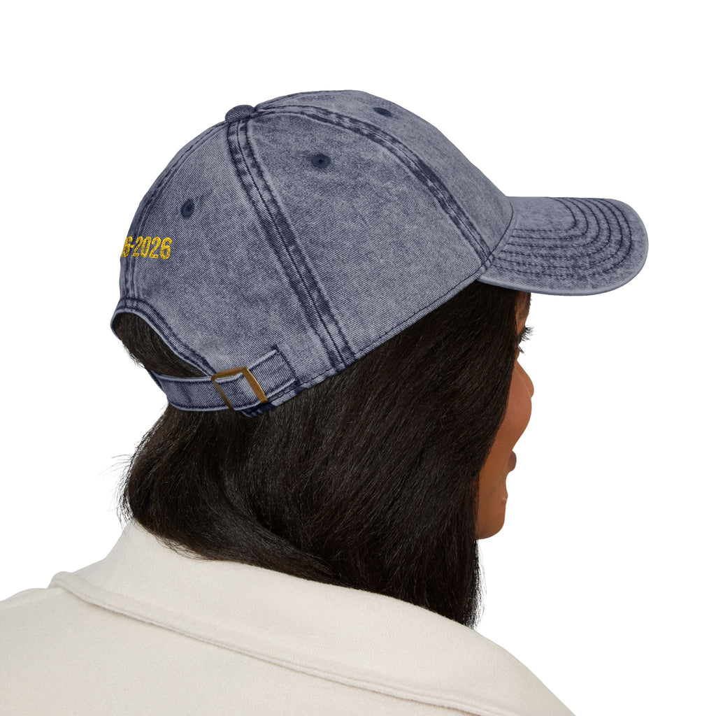 Vintage Embroidered Cap — FAFO Distressed Baseball Hat