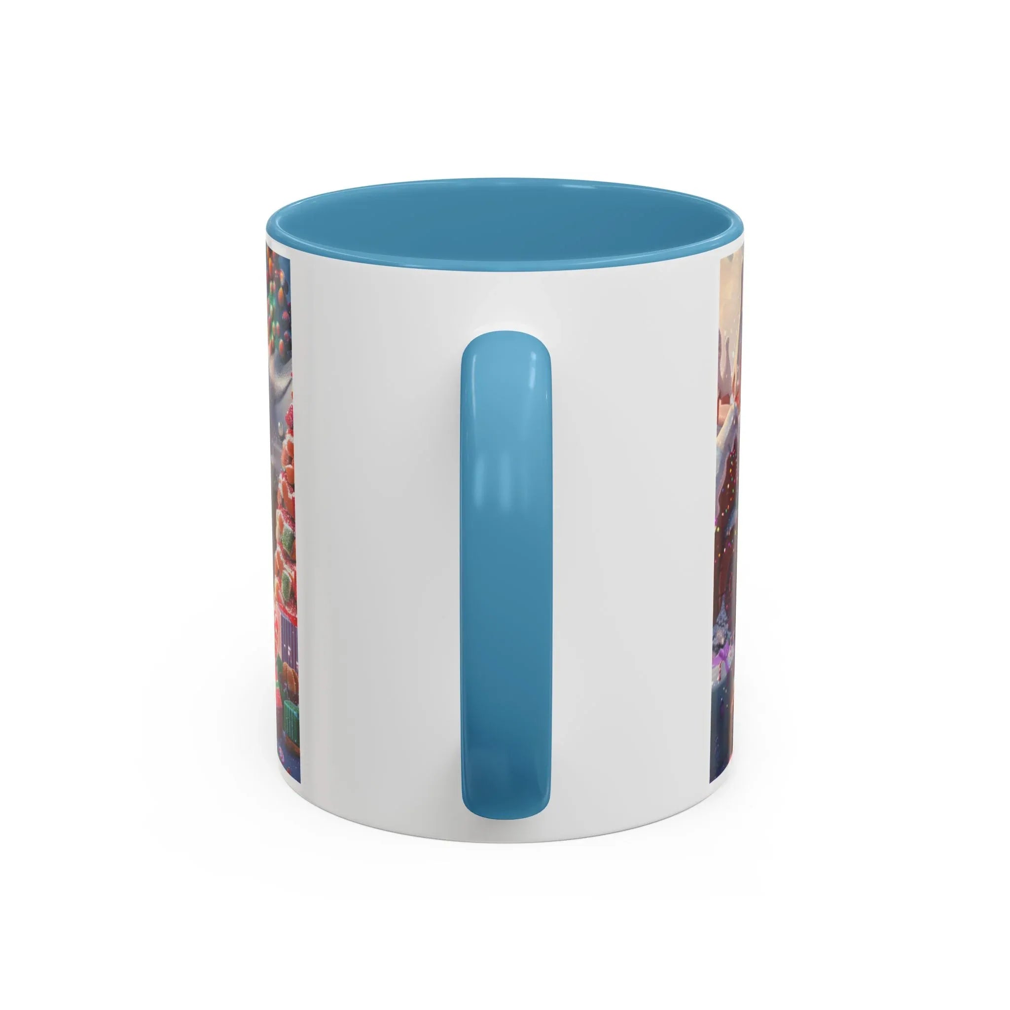 Festive Santa Accent Coffee Mug, Christmas Gift, Holiday Decor, Winter Wonderland, Hot Cocoa Mug, Seasonal Drinkware - 250 USA Celebration