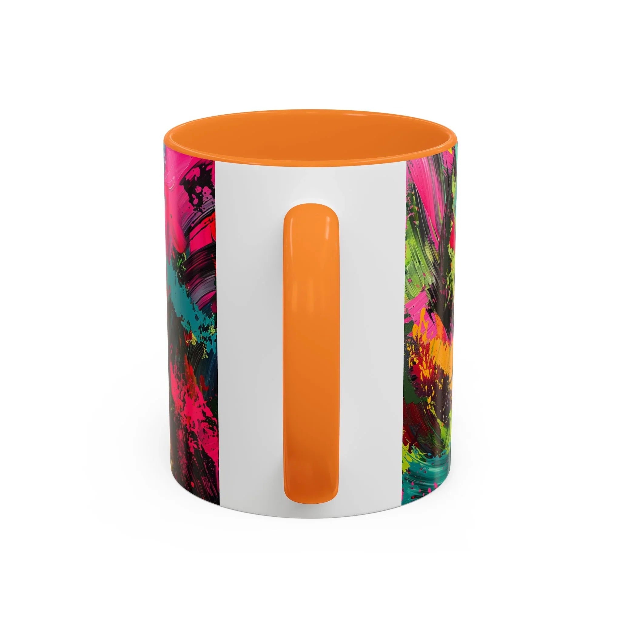 Abstract Colorful Brushstroke Mug | 11oz 15oz Ceramic - 250 USA Celebration