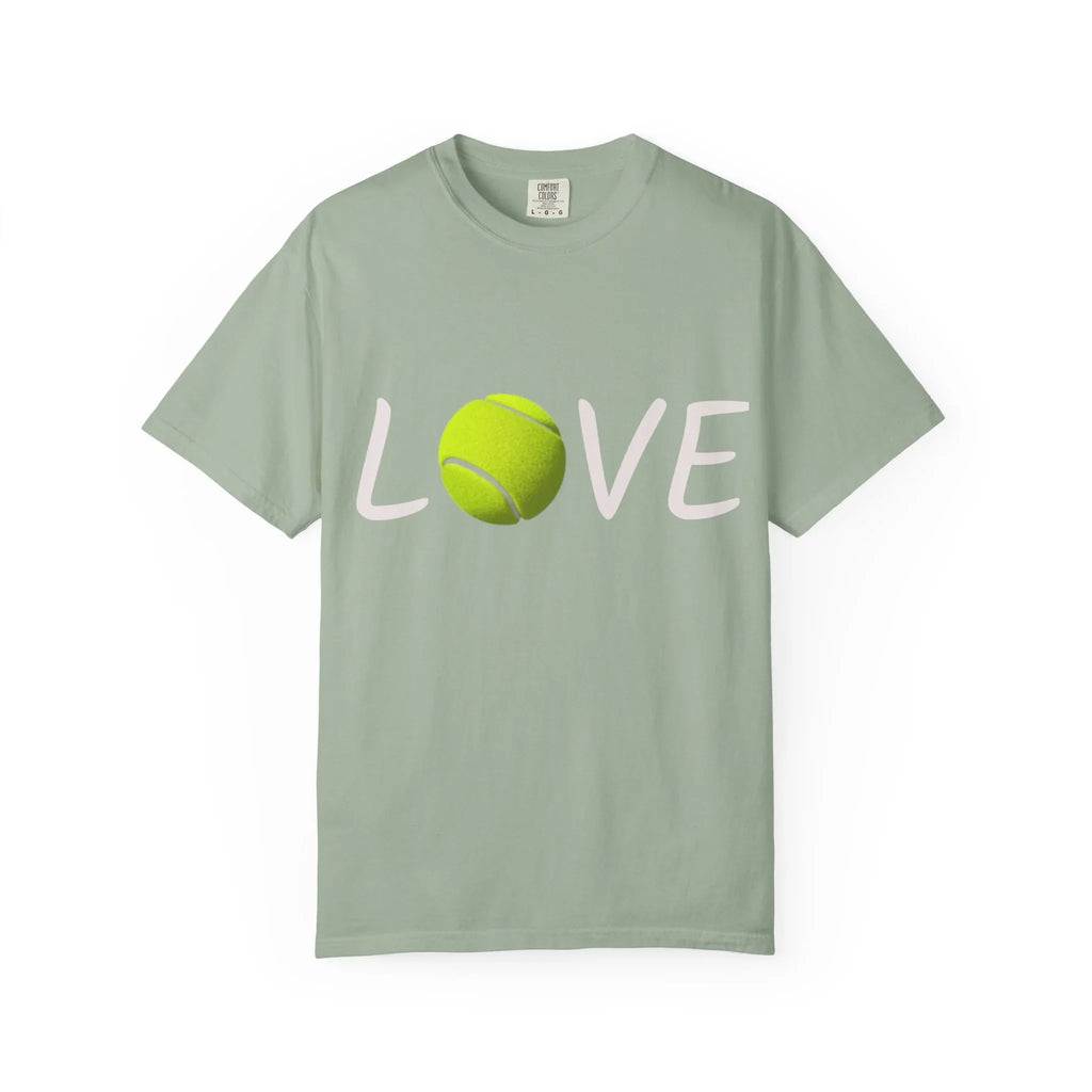 Tennis Ball LOVE T-Shirt | Tennis Lover Shirt, Sports Graphic Tee - 250 USA Celebration