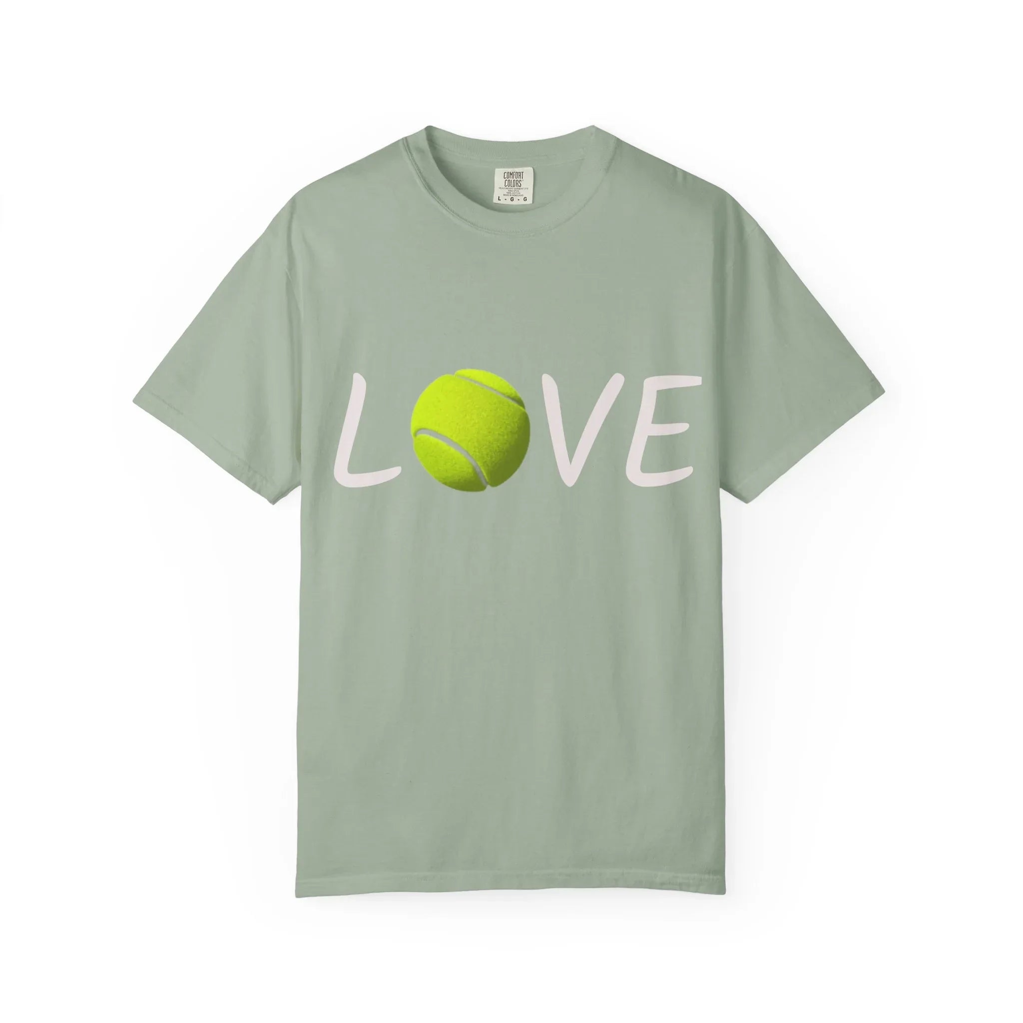 Tennis Ball LOVE T-Shirt | Tennis Lover Shirt, Sports Graphic Tee - 250 USA Celebration