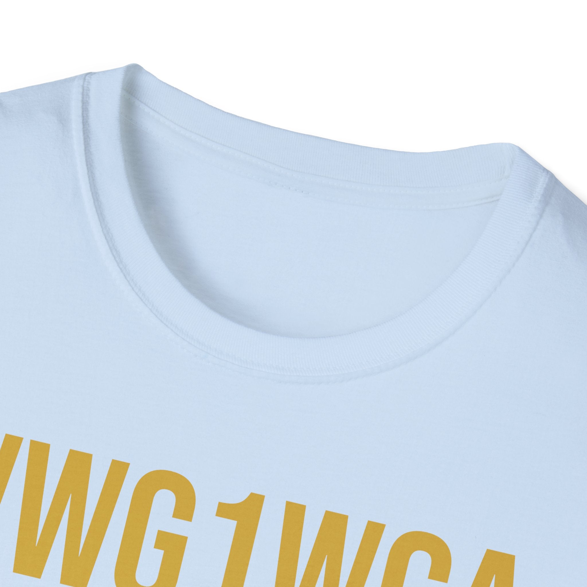 Where We Go One We Go All – Anniversary Gold Signature T-Shirt - Unisex Softstyle T-Shirt