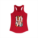 Women's Ideal Racerback Tank - 250 USA Celebration