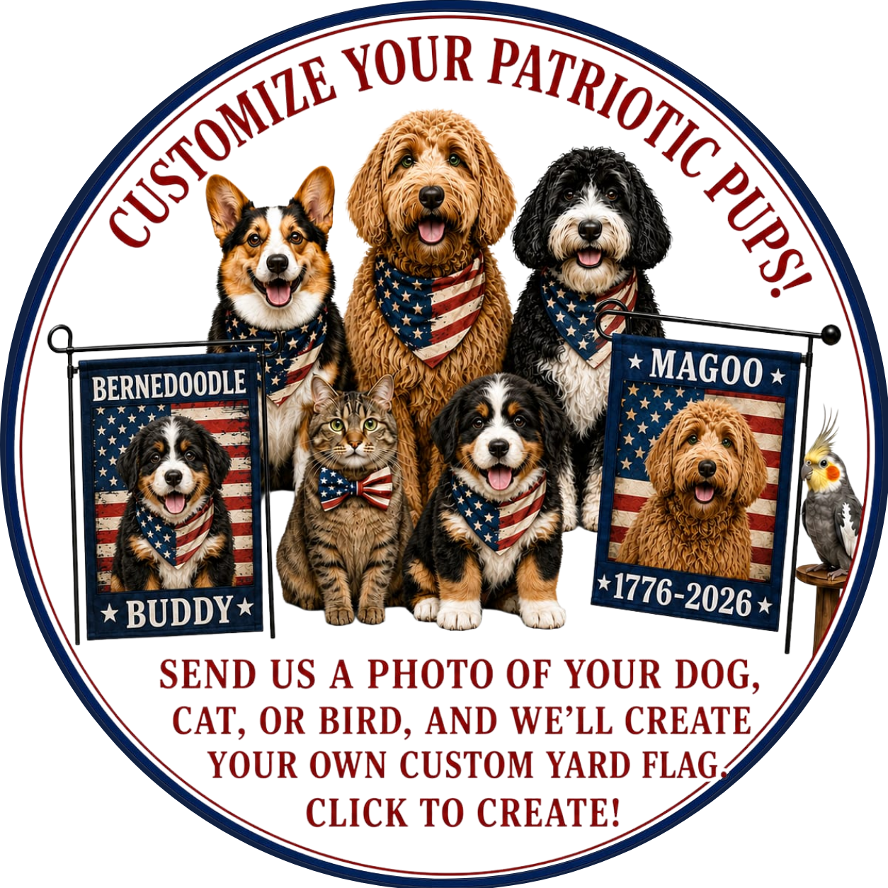 Custom Pet's Flags